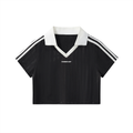 Womens Retro Cropped Jersey