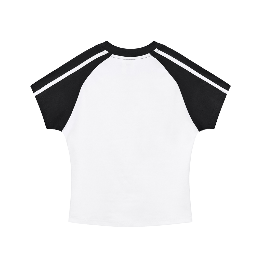Womens Walkabout word mark Bodycon Raglan  Sleeve T-Shirt