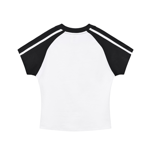 Contrast Wordmark Bodycon Top