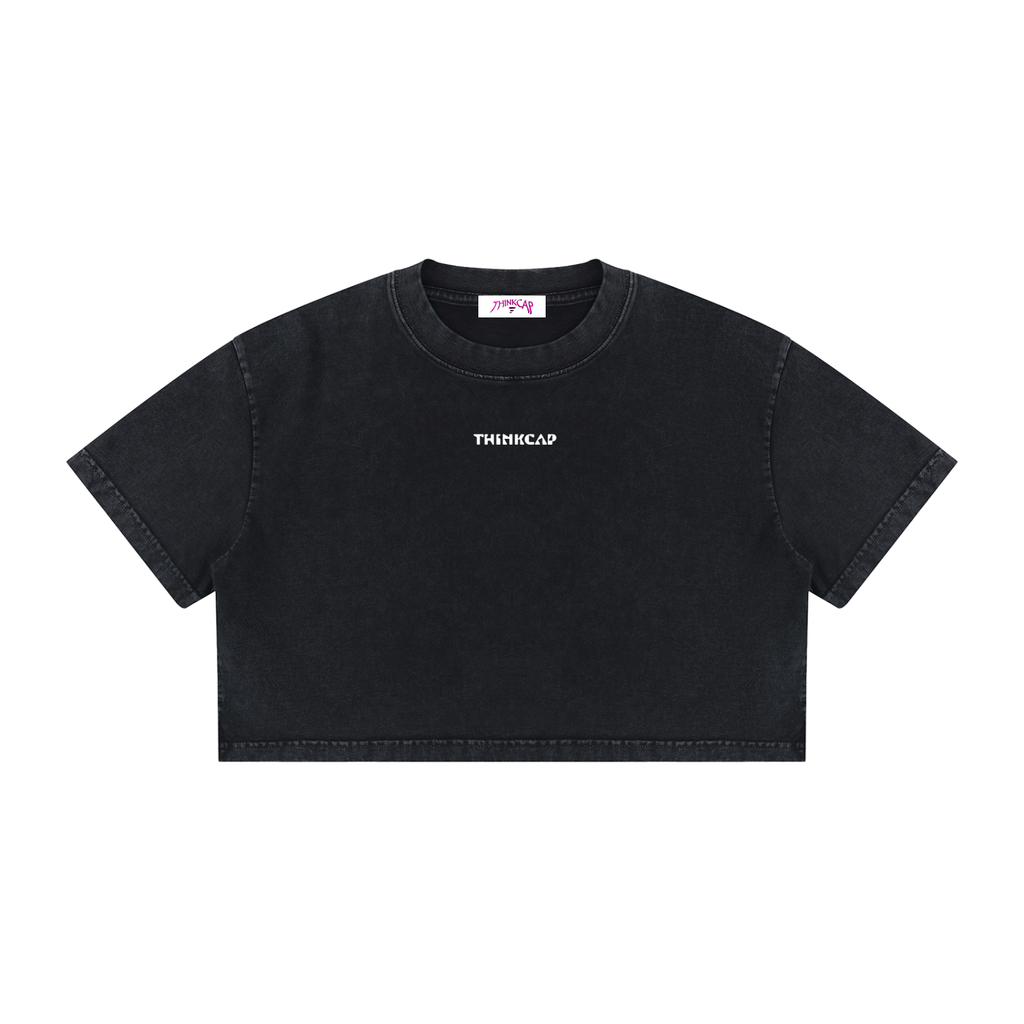 Womens ThinkCrop Oversized Crop T-Shirt