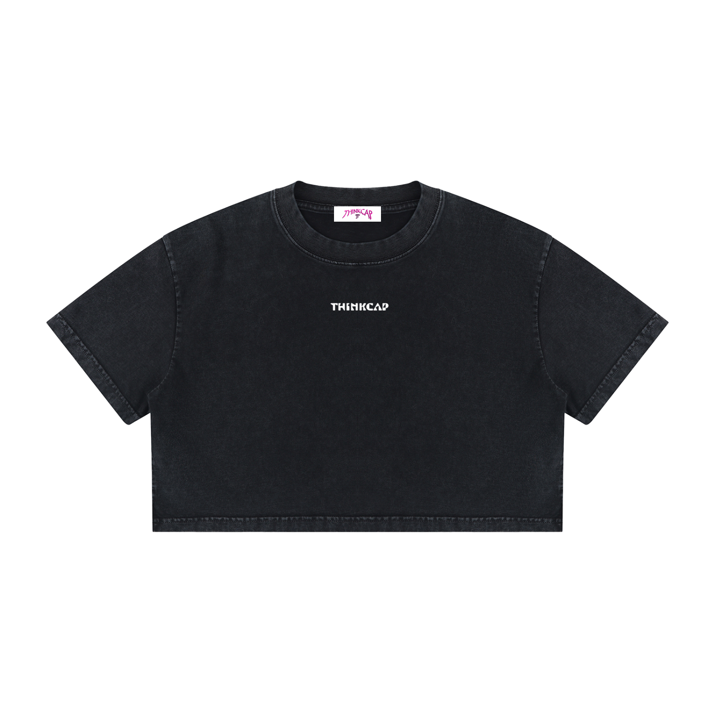 Womens ThinkCrop Oversized Crop T-Shirt
