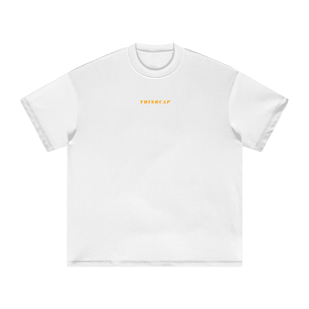 Orange and white Outline Splitface tee