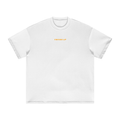Orange and white Outline Splitface tee