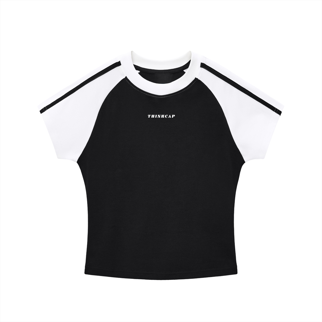 Contrast Wordmark Bodycon Top