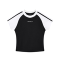Contrast Wordmark Bodycon Top