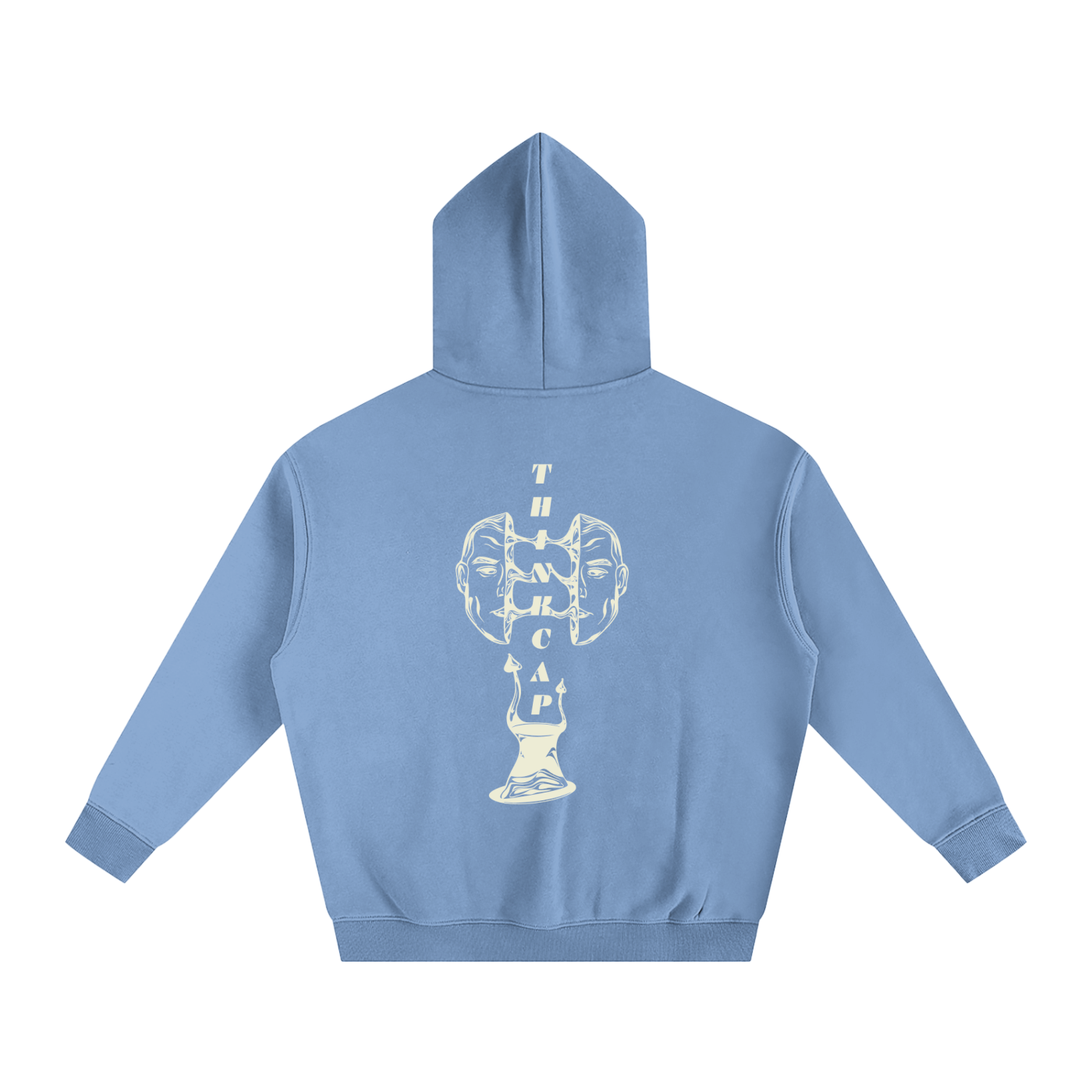 Split Face Sky hoodie