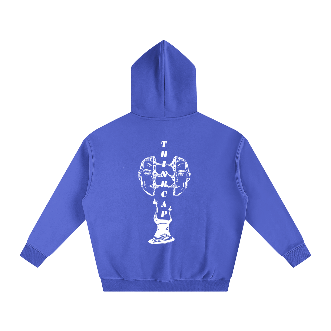 Split Face Lapis hoodie