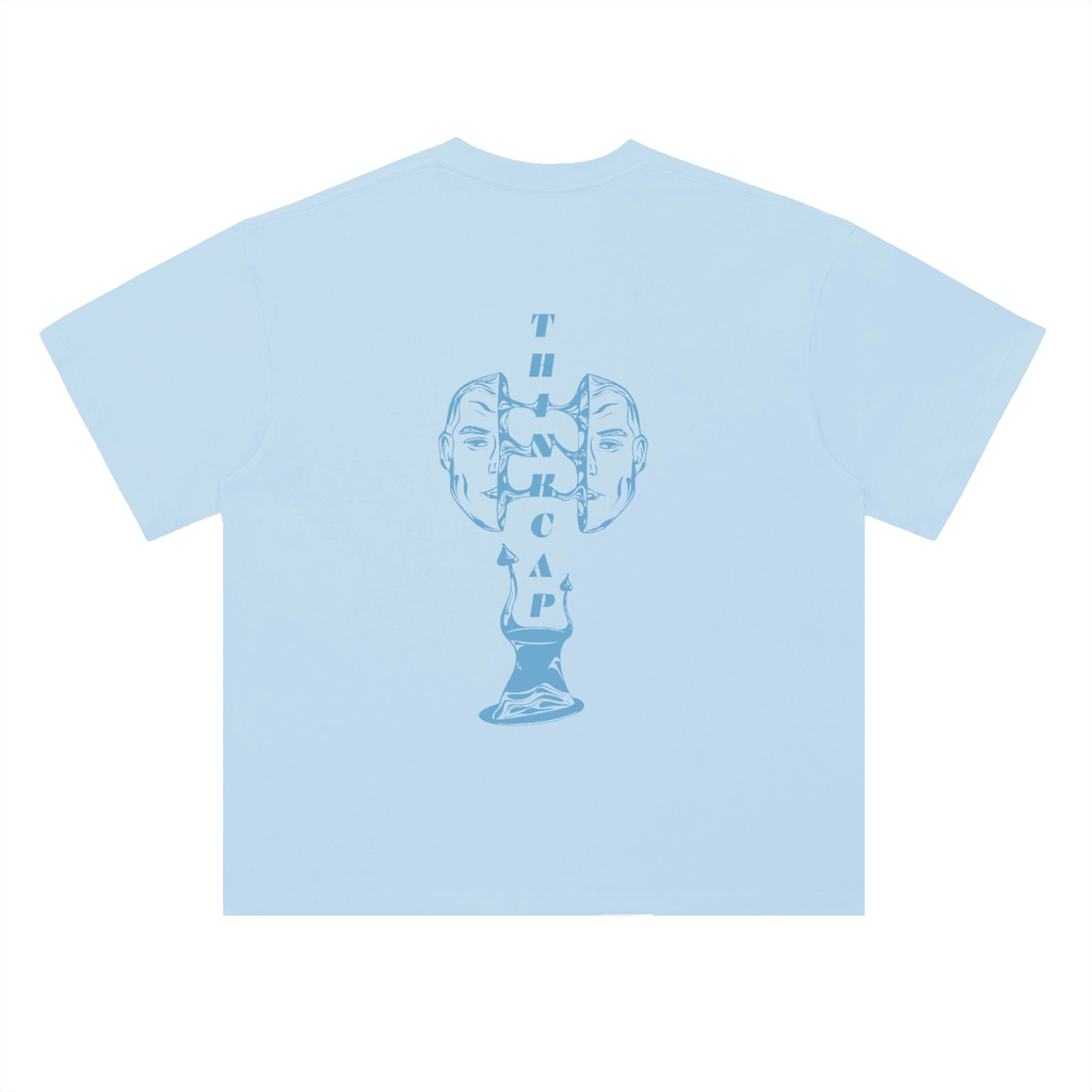 OG Split Face 25 Blue Tee