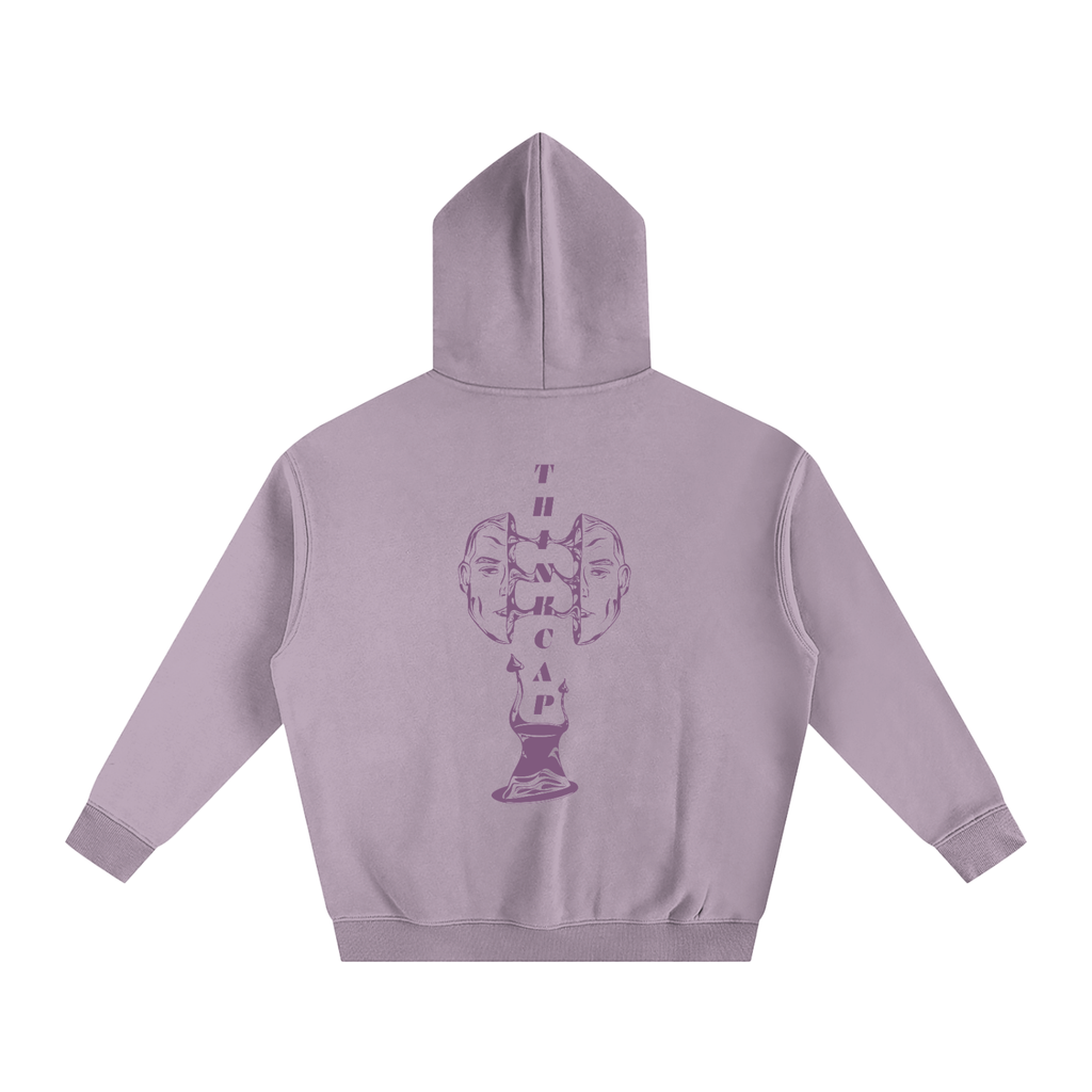 Split Face Hibiscus hoodie
